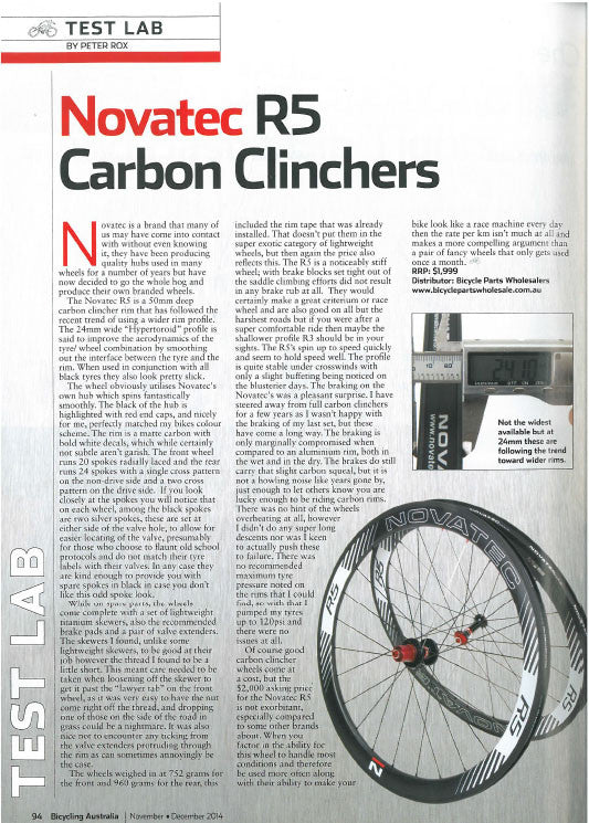 Novatec R5 Black Disc | Prime Cycling